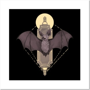 Floating Bat Posters and Art